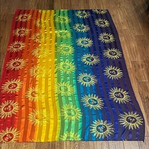 RAINBOW SUN SCARF NEW LARGE SCARF